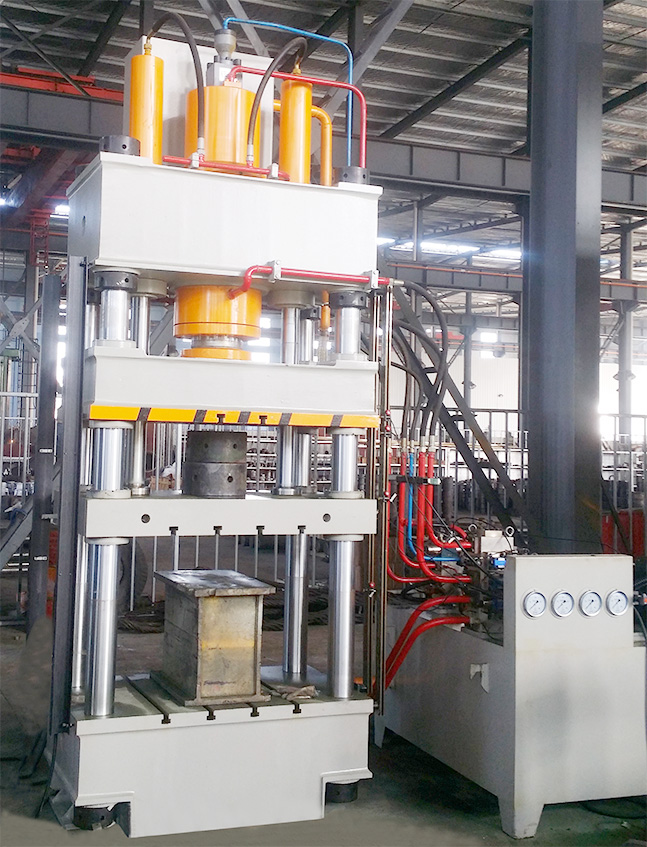 double action metal drawing press